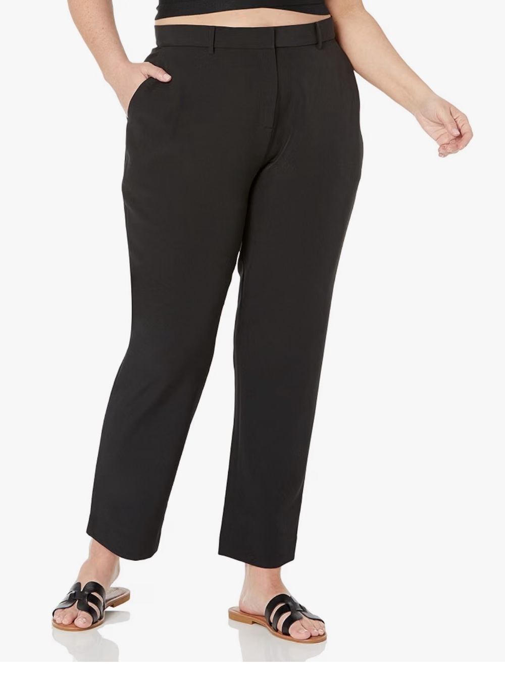 The Drop Women's Abby Flat Front Trouser Work Pant